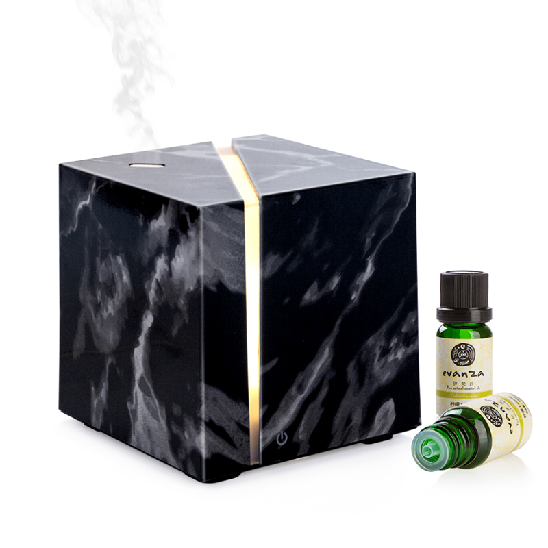 Lemoworld square cube marble aroma diffuser